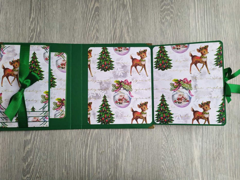 Коледен скрапбук албум "Моята Коледа", ръчна изработка /11.45-46