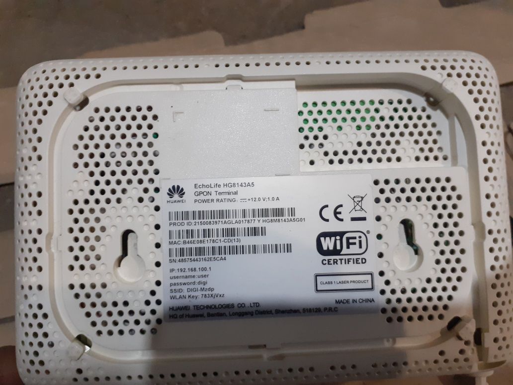 Modem Router Huawei  Hg 8247H