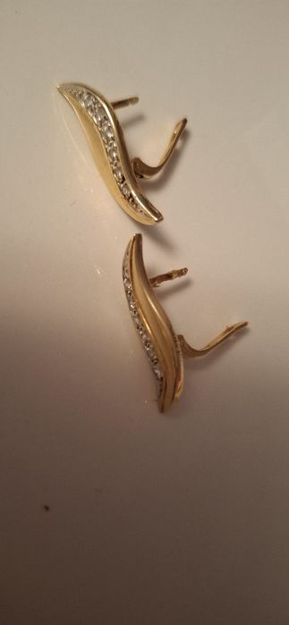 Cercei de aur 14k, 6 grame