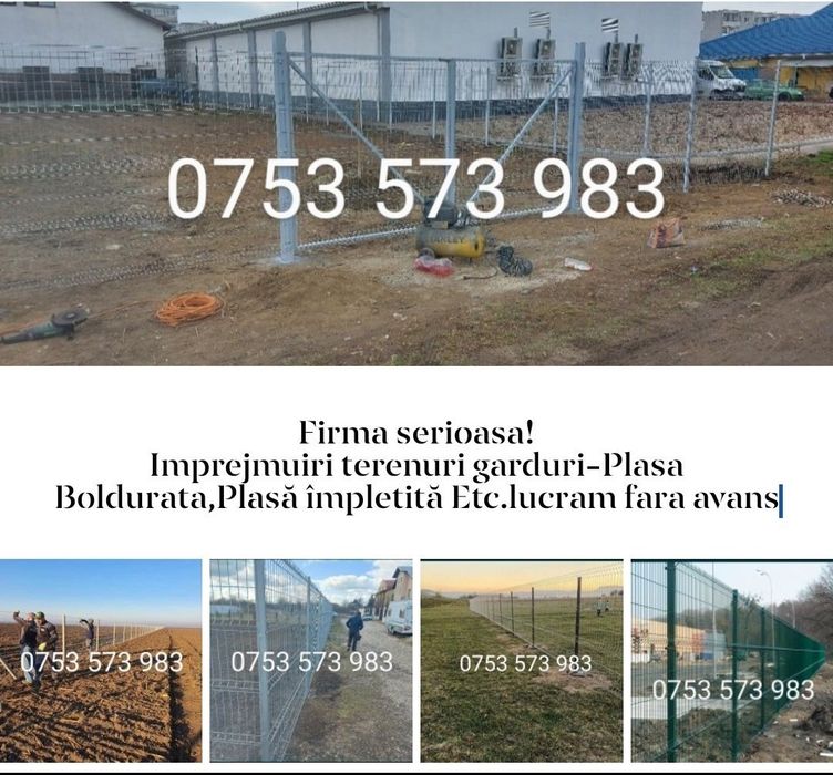 Garduri imprejmuiri super pret