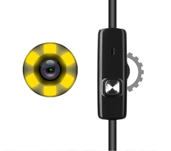 3.9 мм ендоскоп за телефон или лаптоп (и WiFi)-водоустойчив