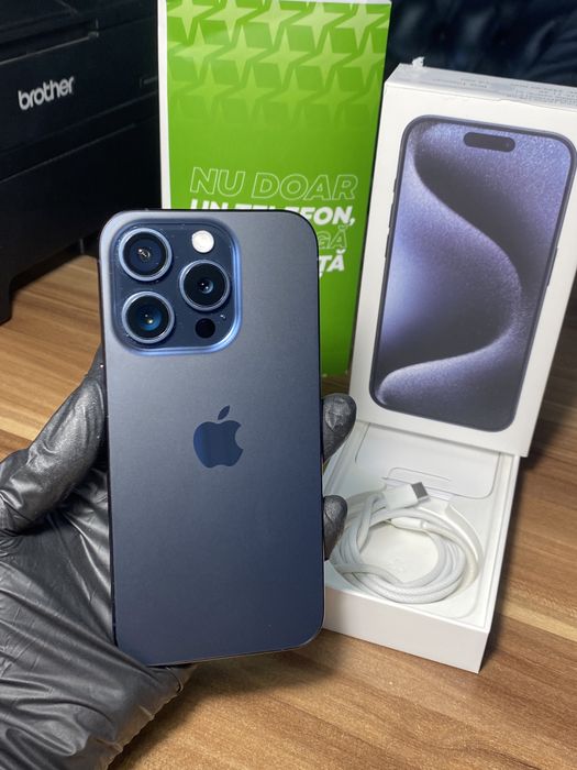 iPhone 15 Pro • 128 GB • Blue Titanium