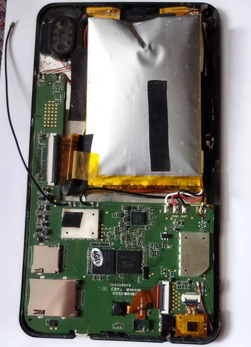 Плата планшетного компьютера, на разбор.