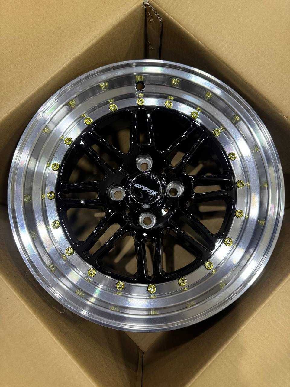 ASAMAN BBS,WORK,RAYS Saka Polkali Diskalar 15R 8J  4/100/114
