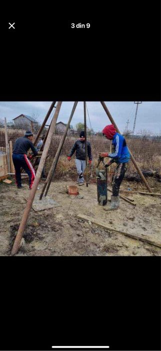 Foram puturi mica si mare adancime foraj fantani teava pvc forat