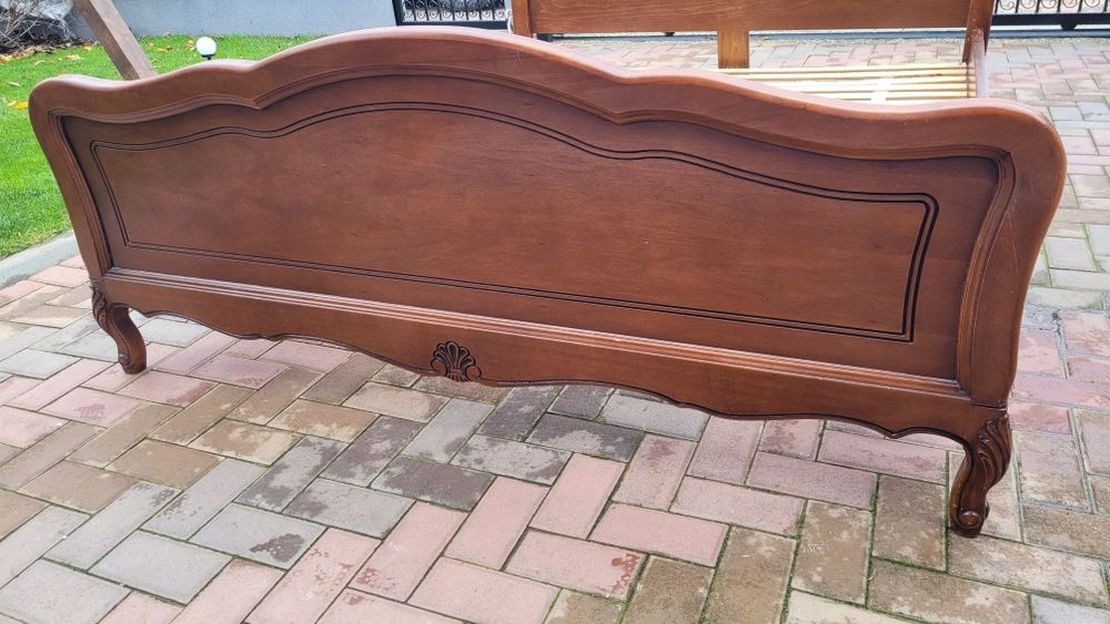 Pat dublu din lemn masiv 200x160