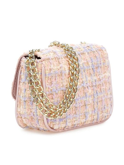 Розова чанта букле Guess girl