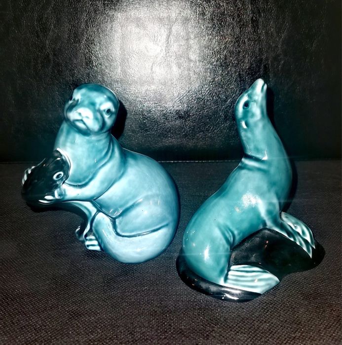 Антикварни порцеланови колекционерски фигури животни POOLE POOTERY