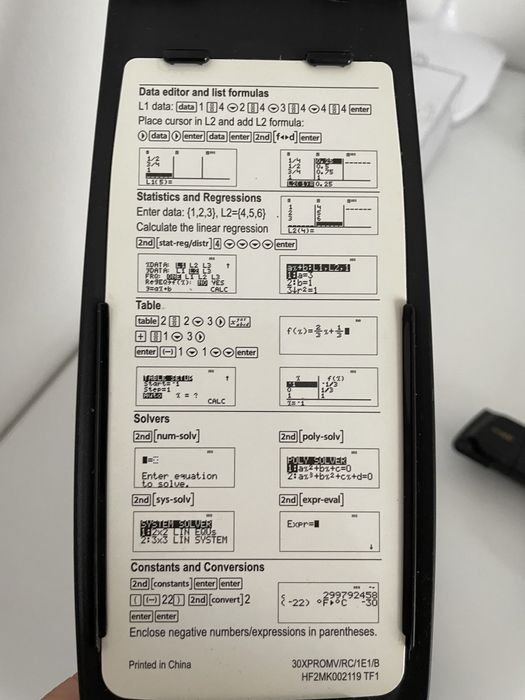 Calculator avansat științific Ti 36xPro impecabil