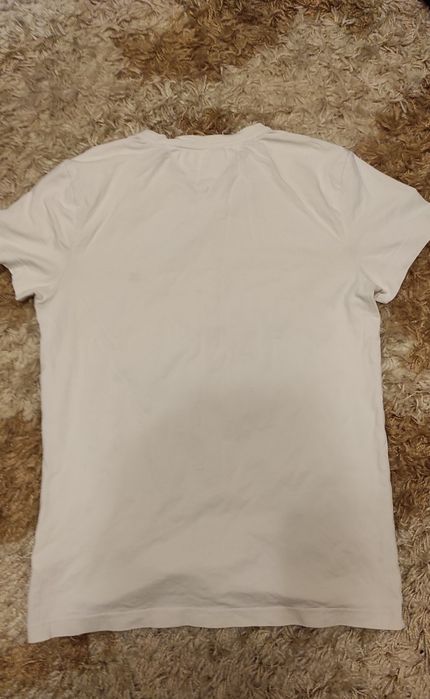 Оригинална Tommy Hilfiger - Мъжка тениска, Памук, БЯЛА, Бял