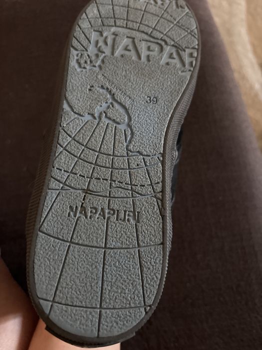 Adidasi / ghete casual Napapijri, piele intoarsa, marimea 39