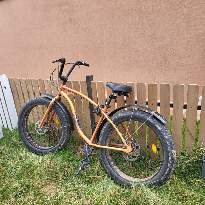 Bicicleta Pegas Fat Bike Cutezator Ev + cărucior bicicleta