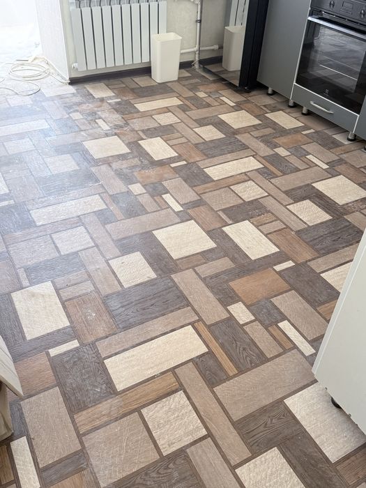 Линолеум в хорошем состоянии