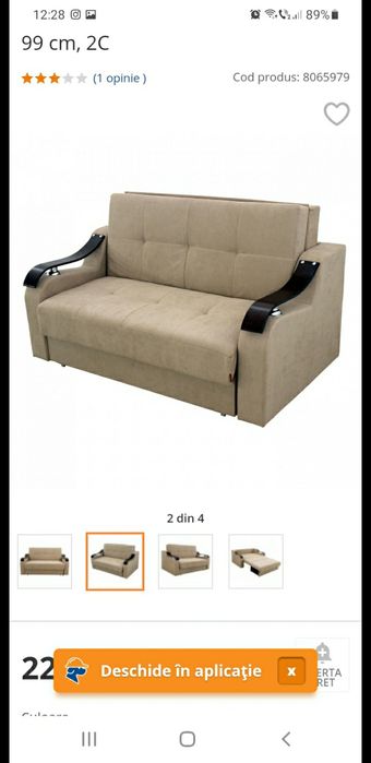 Vand canapea extensibila