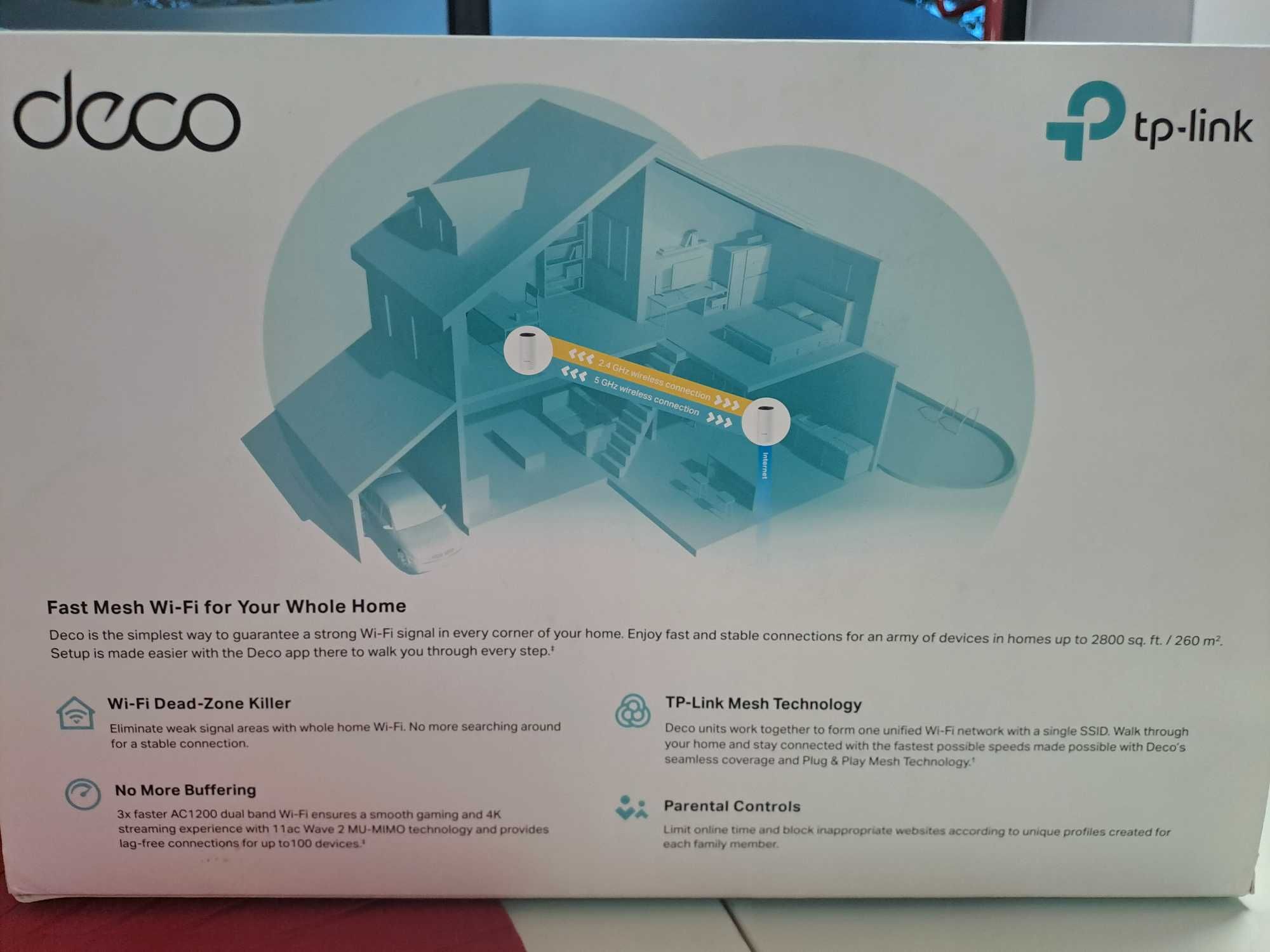 Продавам Безжични WiFi Mesh системa TP-Link Deco M4 AC1200