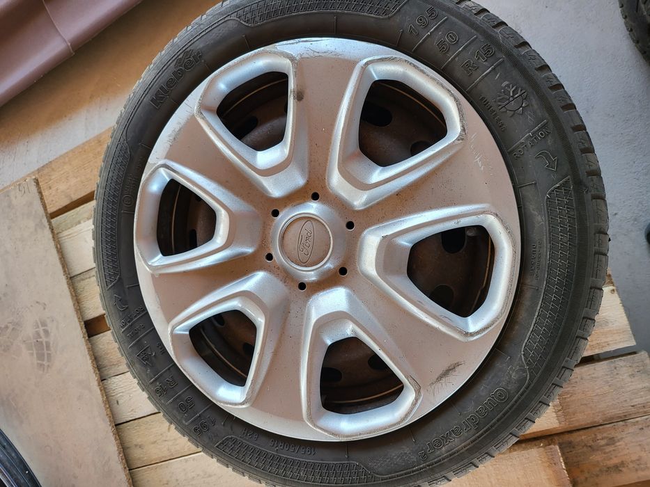 Set jante tablă Ford Fiesta Mk3 - Anvelope iarnă R15