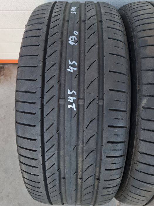 Летни гуми 2 броя CONTINENTAL ContiSportContact5 245 45 R19 дот 2816