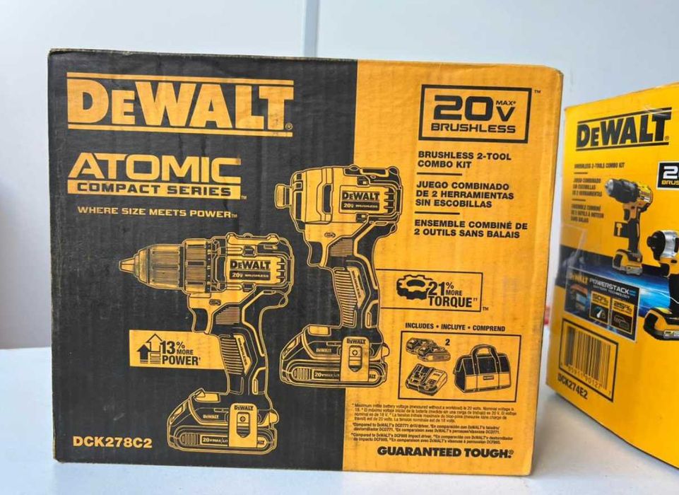 DeWalt Atomic 20V - Set mașină de găurit si insurubat