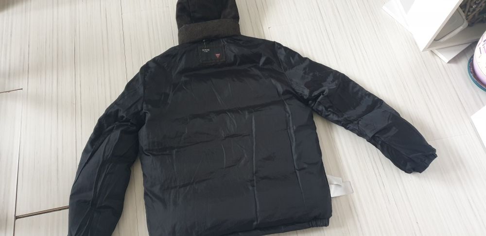 GUESS Mens Wool / Down Jacket Size XL ОРИГИНАЛ! Мъжко Зимно пухено Яке