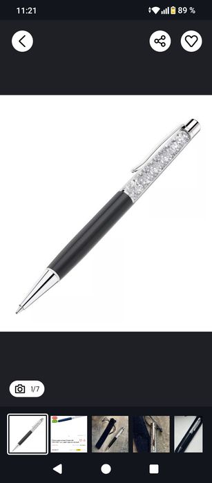 Ручка хром Swarovski