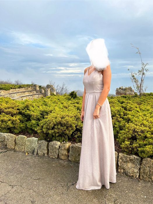 Абитуриентска рокля за кума/сватба/бал/дълга/официална/повод