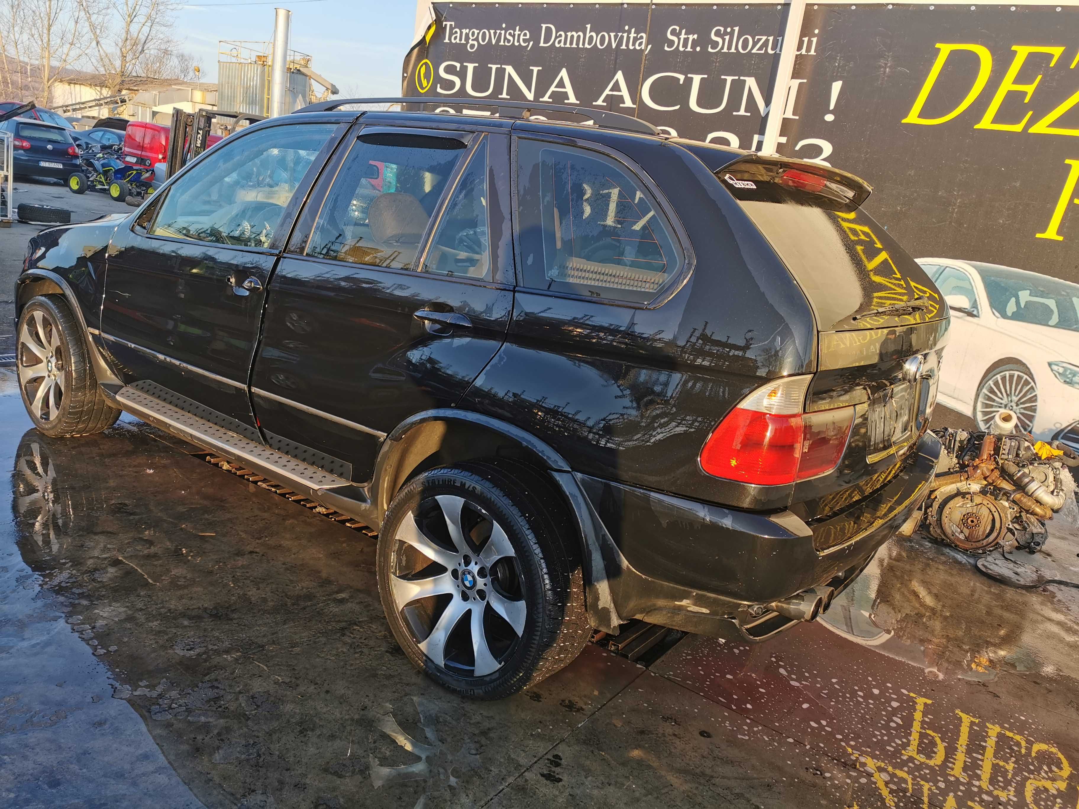 Dezmembrez bmw x5 e53 facelift/bara fata x5/capota x5/grup x5/aripa/