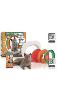 Kit toaleta pentru pisici, Litter Kwitter