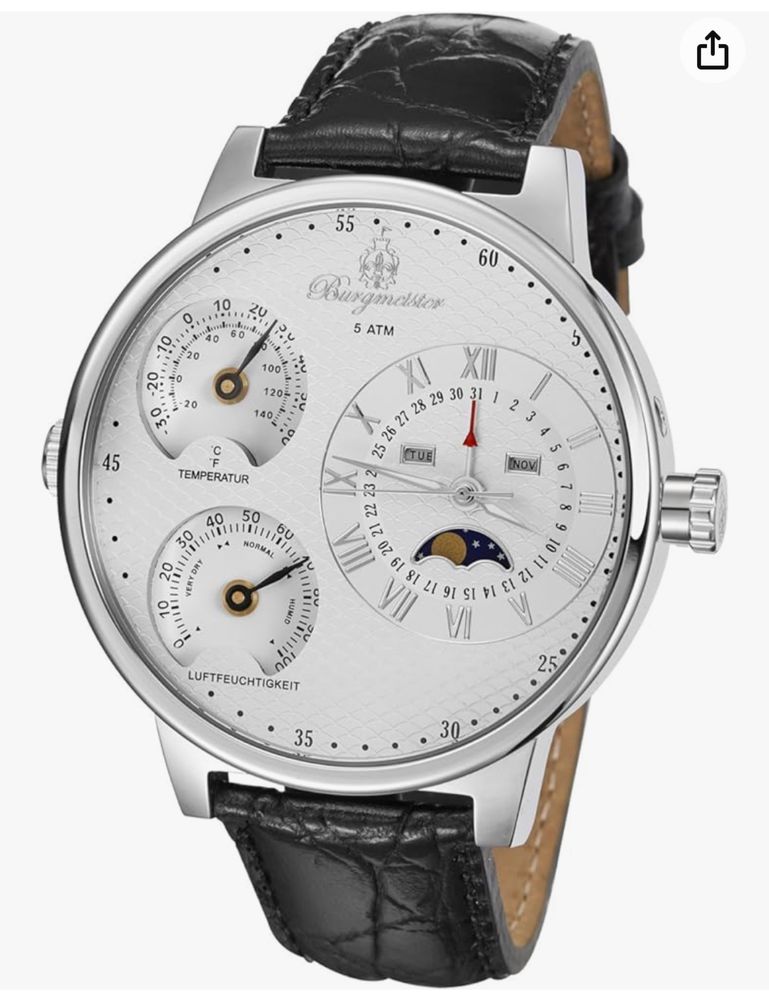 Burgmeister XXL Gents Quartz Watch Montana, BM309-113