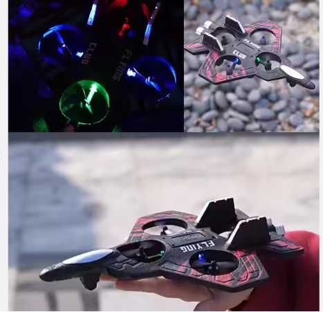 Дрон-самолет FLYING CLUB 2.4GHz с LED светлини дистанционно управление