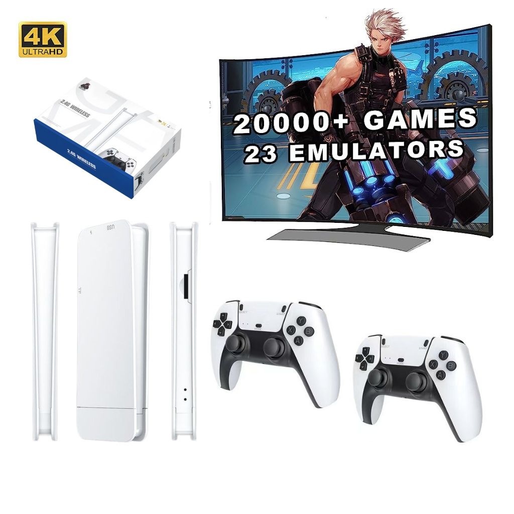 Безжична игрова конзола Game Stick 4K/HD 20,000 игри