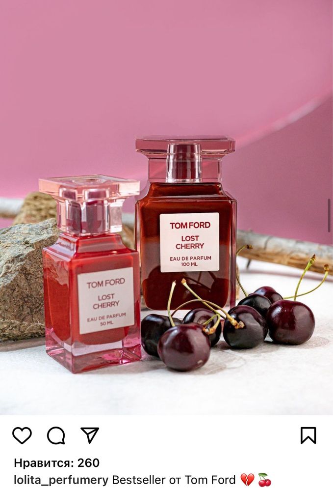 Tom ford lost cherry парфюм (духи)