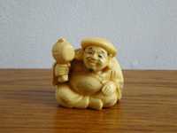 Netsuke sculptat manual- zeul Japonez al prosperitatii, RAR
