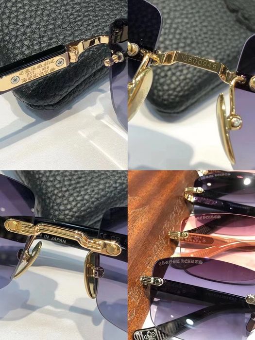 Chrome Hearts DEEP III Gold Sunglasses Deep 3 Слънчеви очила