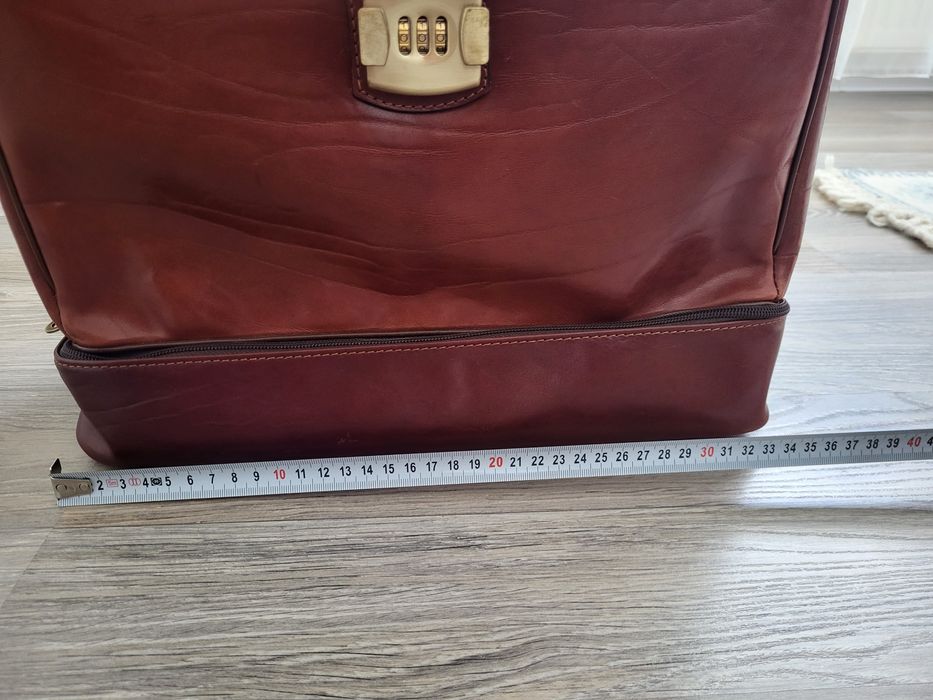 Geanta piele Piquadro Nikolai gladstone weekender / doctor
