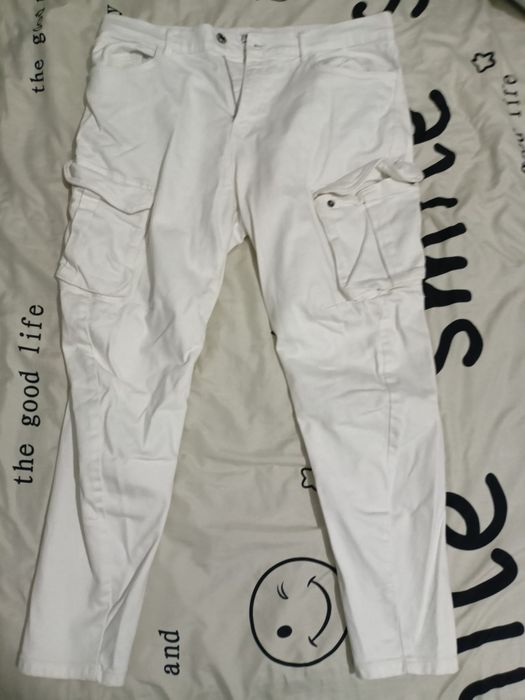 Blugi slim stil cargo Zara