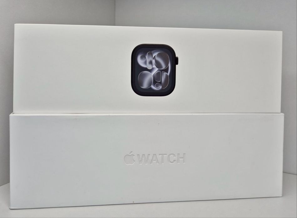 Apple Watch 11 42MM, GPS, JetBlack, SB S/M, Nou, Sigilat