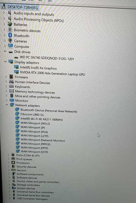 Lenovo ThinkPad P1 G5 16”2,5K 500nit 165Hz, RTX A2000 i7 13800H 16/512