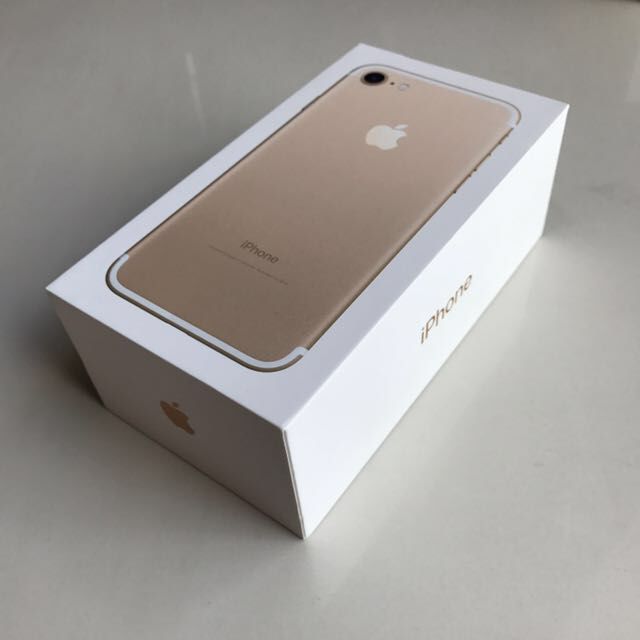 Коробка от iphone 7 gold