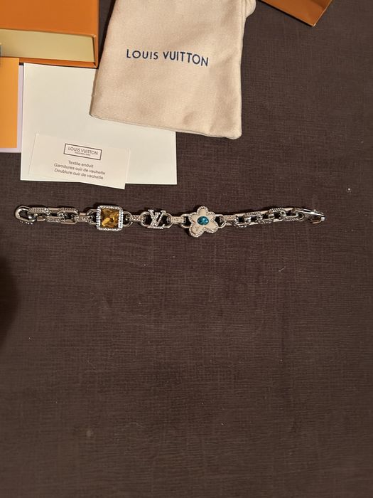 Bratara louis vuitton silver