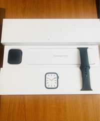 ПЕРФЕКТЕН! Apple Watch S7 / 45mm / Midnight / iwatch / black черен