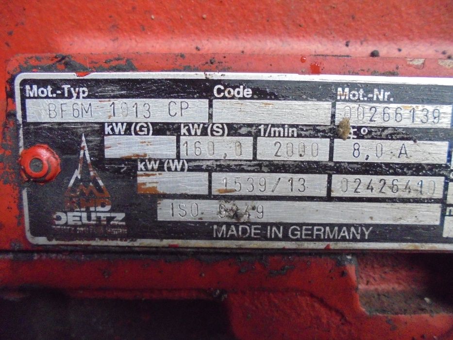 Motor Deutz BF6M1013CP