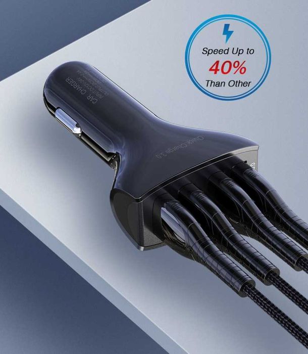 НОВО I бързо зарядно 30W 4 ports