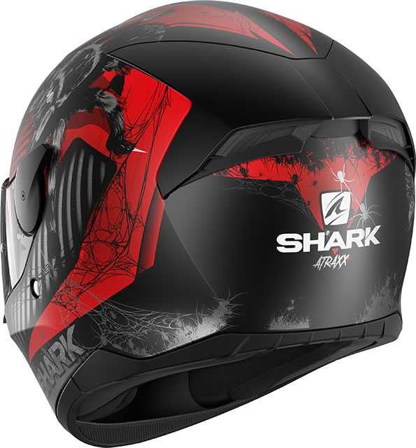 Каска Shark D-SKWAL 2 antraxx black/red black/siver gloss мото мотор