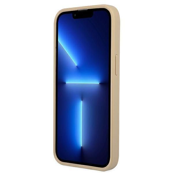 Guess hardcase saffianotriangle logo - дизайнерски кожен кейс за iphon