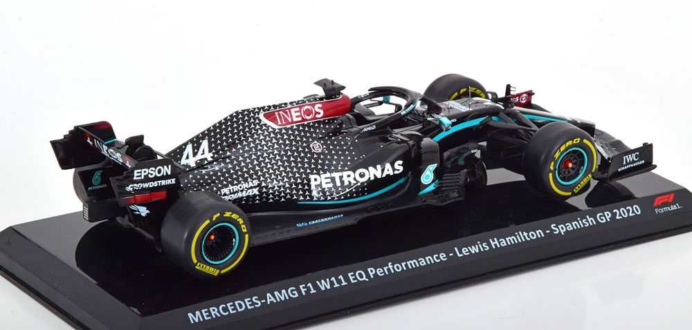 Macheta Mercedes W11 Hamilton Campion Formula 1 2020 - Altaya 1/24 F1