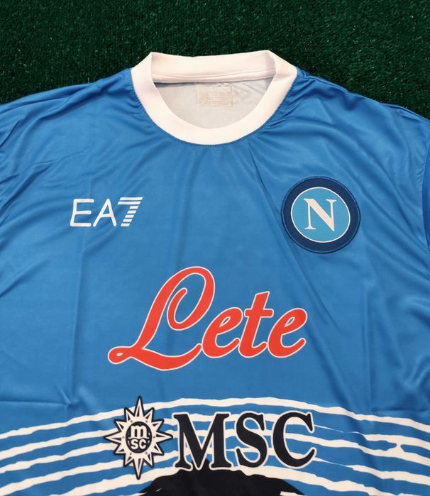 Мъжка тениска фланелка блуза Napoli Maradona emporio armani