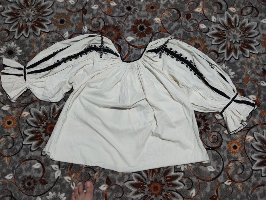 Cămașă in  veche   populara olteneasca veche din in