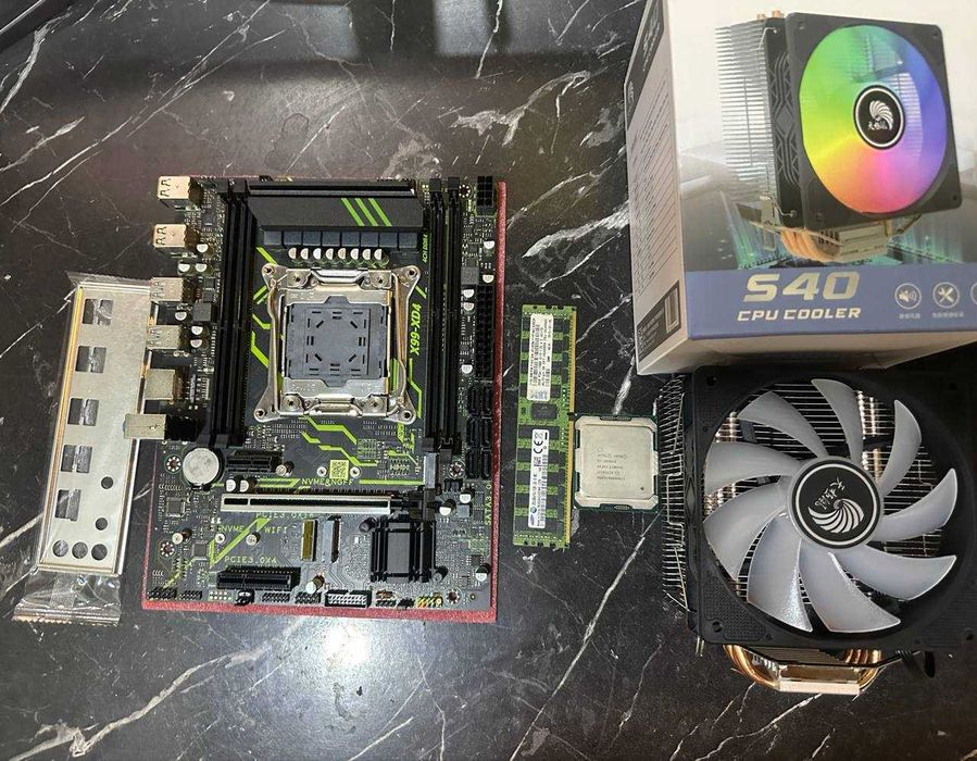 Комплекты X99XD4 +  Xeon e5 2650v4  + 32 gb DDR4 Samsung + Куллер
