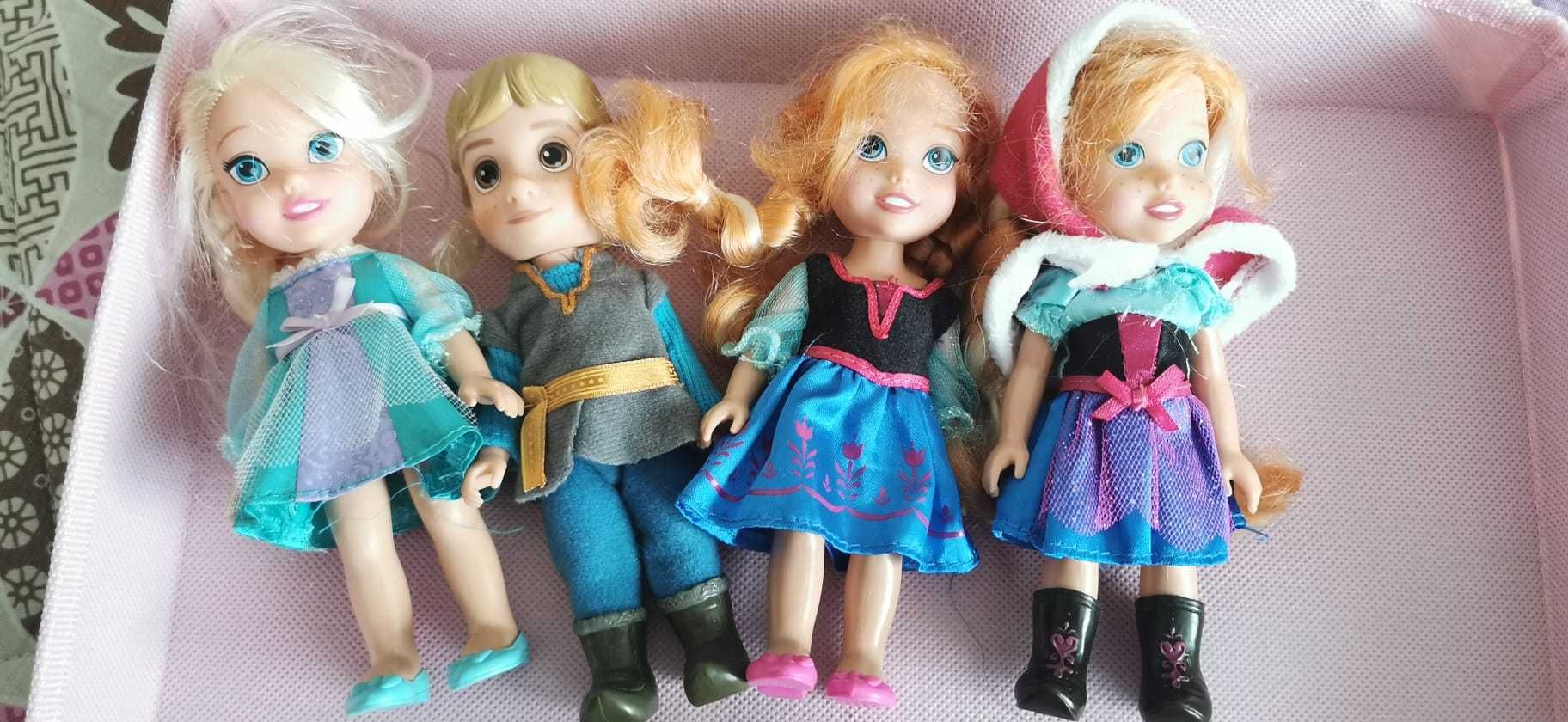 Regatul de gheata - set 6 figurine Frozen + papusa Elsa