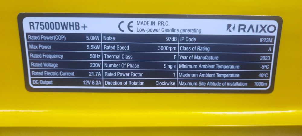 Генератор 5.5 ква 5 квт с синусом